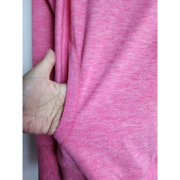 Prana Azalea Ember Pink Cowl Neck Pullover Atheltic Sweatshirt size Medium - Picture 5 of 8